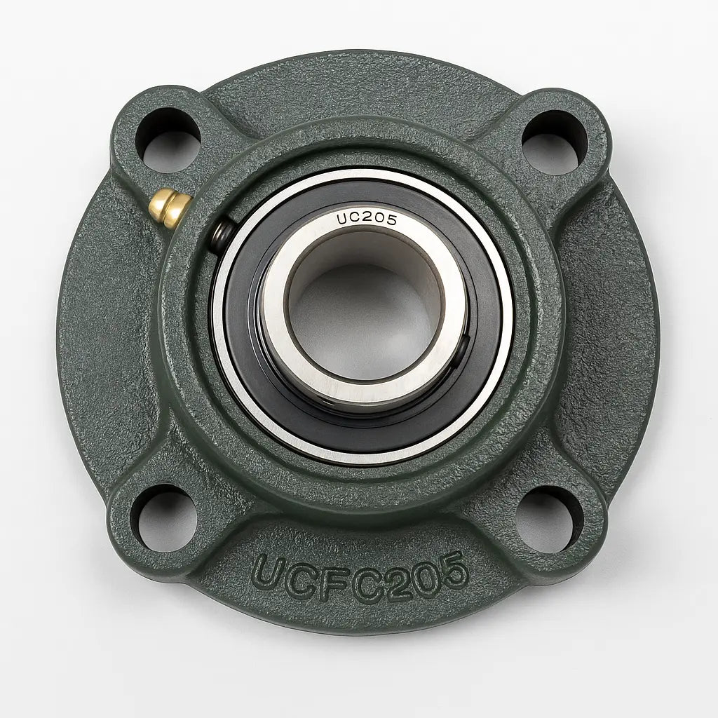 Palier UCF205 – support à platine carrée avec roulement auto-aligneur pour convoyeurs et machines industrielles”